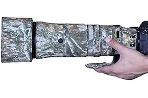 Fujing Waterproof Lens Coat for Nikon Z 180-600mm F/5.6-6.3 VR Lens Camouflage Rain Cover (DSMC)