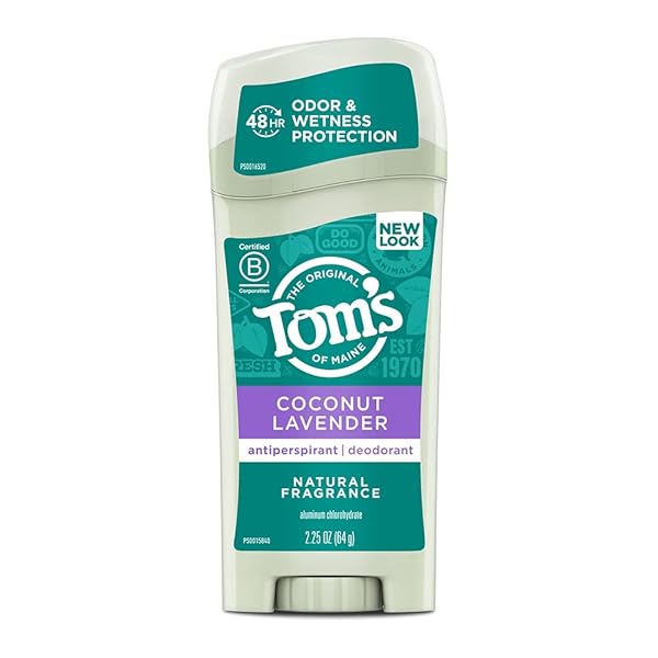 TOM’S OF MAINE ANTIPERSPIRANT DEODORANT FOR WOMEN, COCONUT LAVENDER, 2.25 OZ.