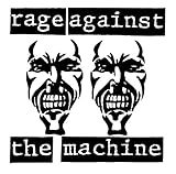 Rage Against The Machine - Black & White Logo with Faces - Sticker / Decal
