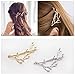 QTMY 2 PCS Metal Branches Hairpin Hair Clips Hair Accessories