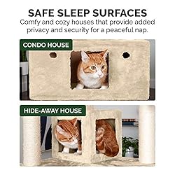 Furhaven Tiger Tough Cat Tree Double Decker