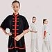 ZooBoo Unisex Cotton Blend Short Sleeves Tai Chi Suit Morning Exercise Uniform Kung Fu Clothing