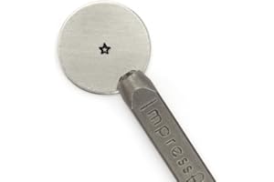 ImpressArt - Star Design Metal Stamp, Jewelry Making for Metalsmiths Tools, DIY Arts & Crafts Lovers (2.5mm)