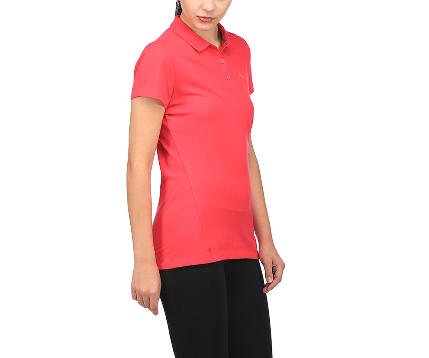 puma women's plain regular fit sports t-shirt