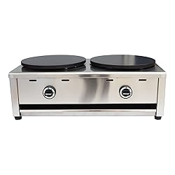 LGXEnzhuo LP Gas Double Burner Commercial Pancake