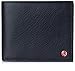 Alpine Swiss Men's Leather Bifold Wallet Removable Flip Up ID Window, Black, One Size