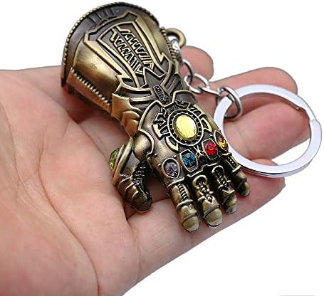 PAPWOO Infinity Gauntlet Keychain Class of Infinite Power Keyring Marvel Super Hero