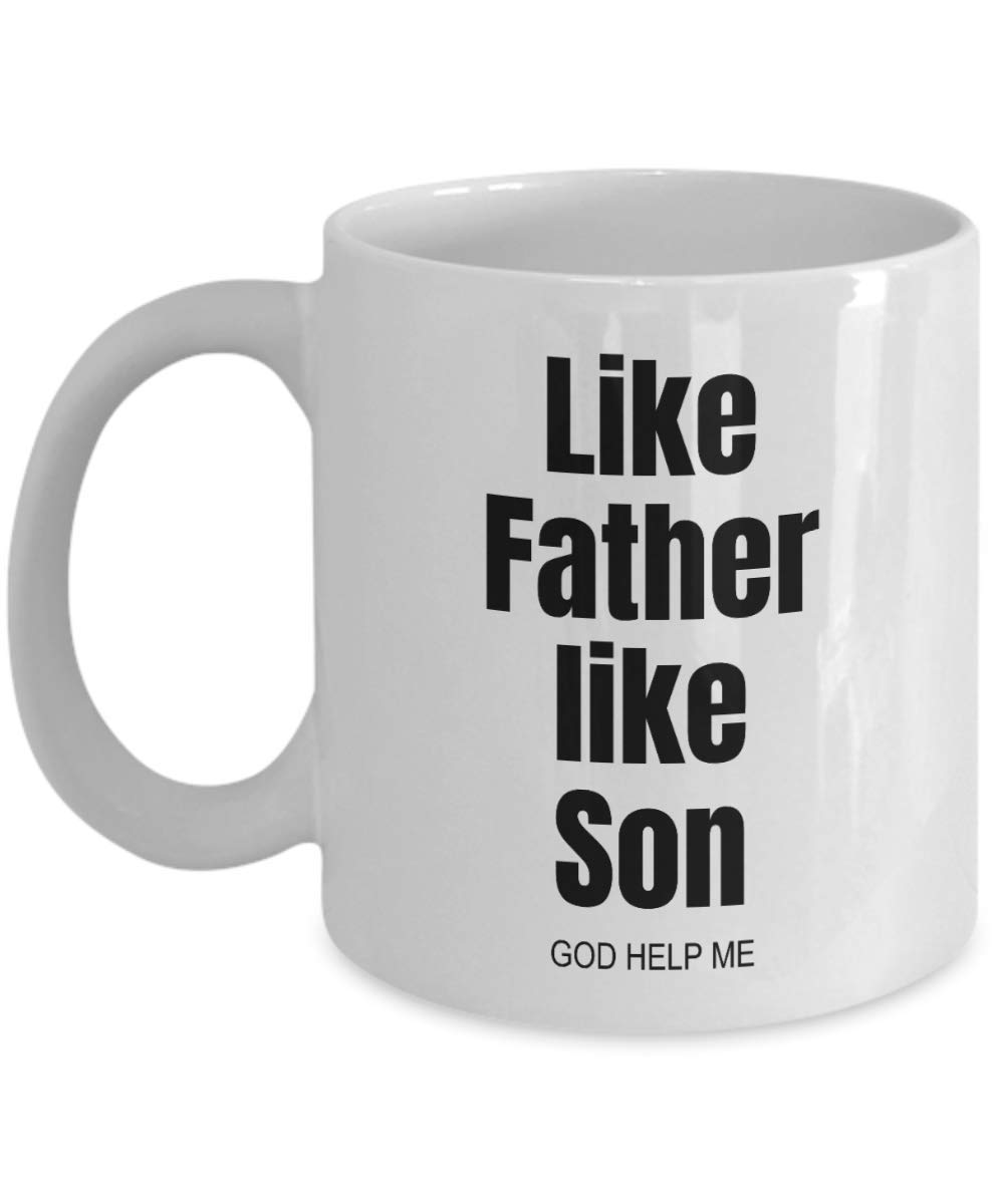 MIPOMALL Dad from Son, Fathers Day Like Father, Funny Coffee Mug Tea Cup Present - wm3288