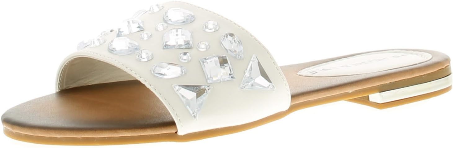 Wynsors Livia Women's Flats Sandals White