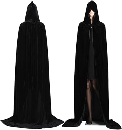 Amazon Mitef 男女兼用 フード付き マント ローブ ロング 魔女 ベルベット ケープ ハロウィン コスプレ 用 Xlサイズ ブラック コスプレ 仮装 通販 Amazon Mitef 男女兼用 フード付き マント ローブ ロング 魔女 ベルベット ケープ ハロウィン コスプレ 用 Xlサイズ ブラック コスプレ 仮装 通販