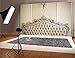 Basifoto Boudoir Room Headboard Backdrop, Yellow Headboards for Bedrooms Photography Backdrops, Boudoir Party Background Decortain for Women or Child, Polyster, 7x5ft
