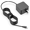 65W Fast GaN Charger for Samsung Laptop Computer Type C, (UL Safety Certified), Galaxy Book Pro, Pro 360, Foldable, Ultra Mini (Smaller 40%), PD, Extended 7.5Ft Cable, USB C