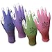 6 Pack Showa Atlas NT370 Atlas Nitrile Garden Gloves - Large (Assorted Colors)