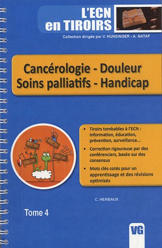 cancérologie-douleur, soin palliatif-handicap T.4 by (Hardcover-spiral)