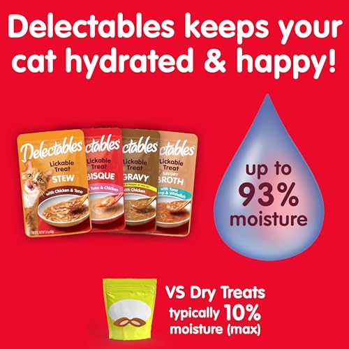 Delectables Bisque Hartz Delectables Stew Lickable Wet Cat Treats