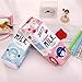 Coerni Pack of 3 Cute Milk Shape Pencil Case Pencil Bag For Kids