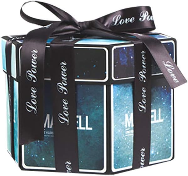 Creative Explosion Gift Box DIY Photo Surprise Party Love and Album as Birthday Present Opend with 19''x19'’ (D)