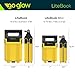 GoGlow LiteBook™ 30W Portable LED Light with 2nd Gen Upgraded Extended Lithium Battery, Rechargeable Day Light White (5000-5500k) Work Light, Camping, Garage or Auto Repair, Emergency (Yellow)