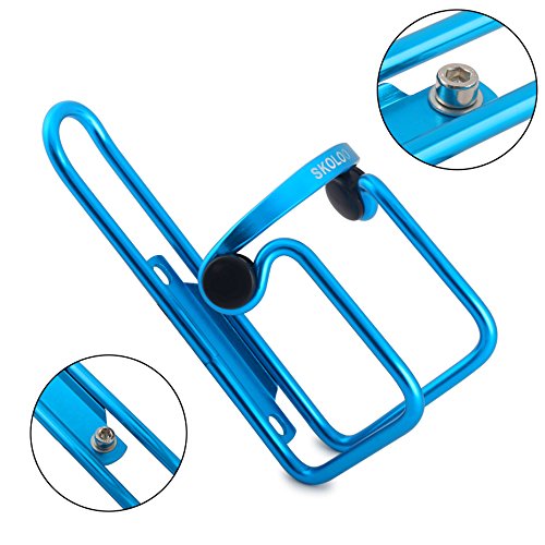 image for Bicycle Water Bottle Cages, 3 Packs Skoloo Standard Lightweight Alumin