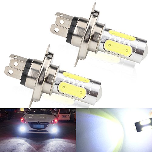 2pcs High Power COB 7.5W Super Bright White 6500K H4 LED Motorcycle Headlight Bulb Car Daytime Running Light Fog Lamp 12-24V 2pcs High Power COB 7.5W Super Bright White 6500K H4 LED Motorcycle Headlight Bulb Car Daytime Running Light Fog Lamp 12-24V