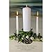 Wedding Accessories, Unity Candle Stand, Triple Heart, Silver, 10.5-Inches x 5.5-Inches