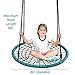 GDMONIN Play Platoon Spider Web Tree Swing - 40 Inch Diameter, Fully Assembled, 600 lb Weight Capacity, Easy to Install