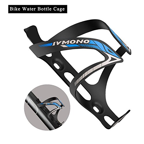 IACTIVE Bike Water Bottle Holder, Bicycle Alloy MTB Side Load Water Bottle Cage Bicycle Anti Rust Lightweight Bottle Brackets for Cycling Outdoor Sports (2 Pack) (Blue) - Thumbnail 2