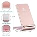 iPhone X Wireless Charger,7.5W Fast Wireless Charger 3-coil Charging Pad Stand For iPhone X/8/8Plus, Qi Fast charge For Samsung Glaxy S9 S9+ S9 Plus Note8 S8 S8 Plus S7 S6 Edge Plus(Rose Gold)-SHARLLE