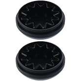 2pcs Front Windshield Wiper Arm Nut Cap Cover, Black Round ABS Head Bolt Cap Cover Clip Car Accessories 55155765AA Replacement Fit for Jeep Wrangler 2018-2023