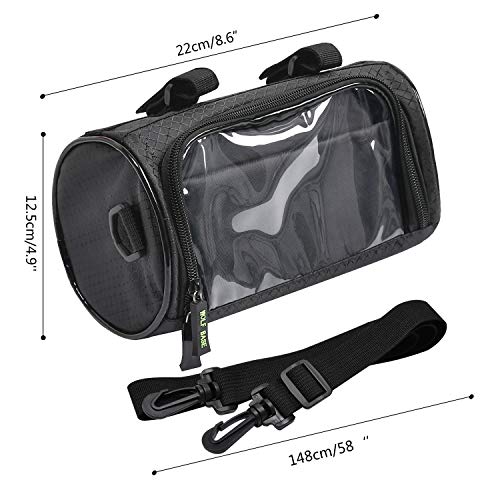 image for Oranlife Bike Handlebar Bag Waterproof Front Bag Bicycle Storage Bag w
