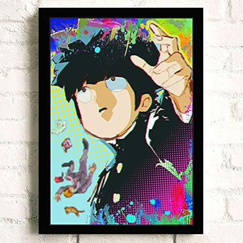 Mob Psycho 100 Japanese Anime Poster Prints Wall Art Decor Unframed,32x22 16x12 Inches,Multiple Patterns Available