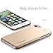 Spigen Thin Fit Designed for iPhone SE 2022 Case/iPhone SE 3 Case 2022 / iPhone SE 2020 Case/iPhone 8 Case/iPhone 7 Case - Champagne Gold