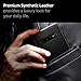 CYRILL Ciel [Basic Leather Collection] Designed for Samsung Galaxy S10 Plus (2019) Case - Black