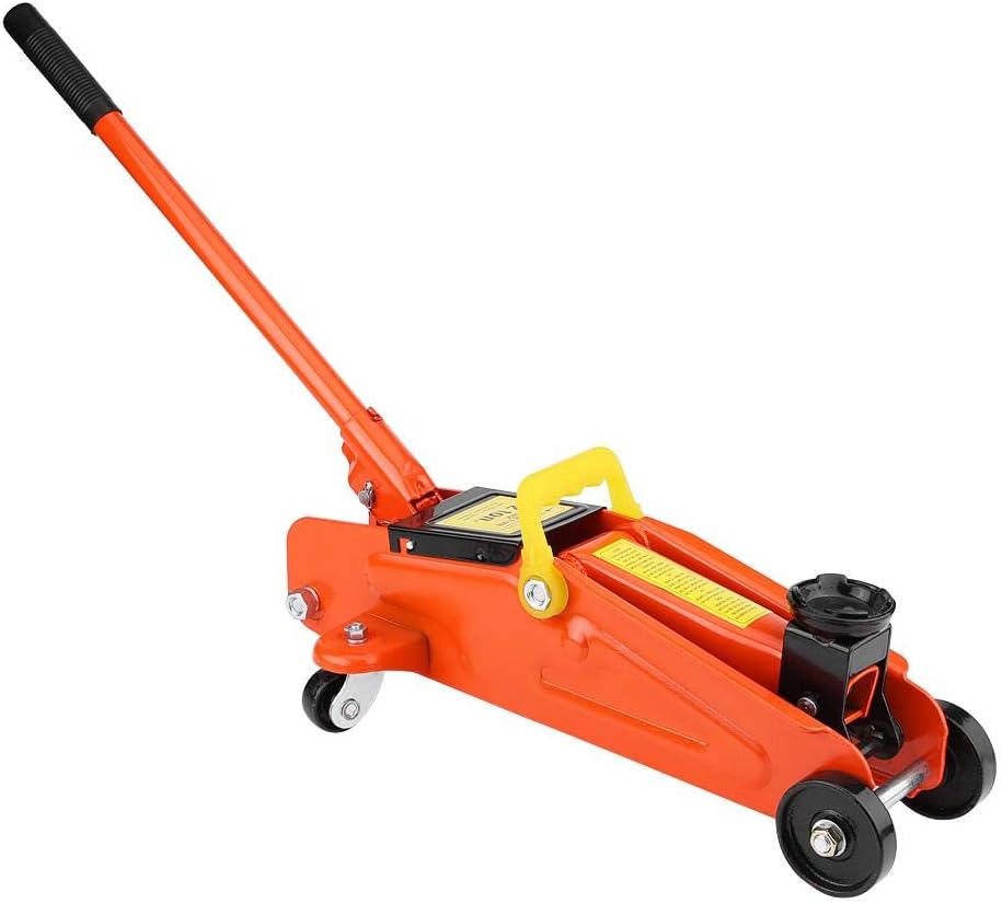 2 Ton Trolley Jack, Heavy Duty Portable Garage Jack with 130-330mm Lifting Range