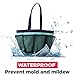 Fancii Portable Mesh Shower Caddy Tote for College Dorm, Quick Dry, 7 Large Storage Pockets & Key Hook - Hanging Bath & Toiletry Organizer Bag, Travel, Gym & Camping