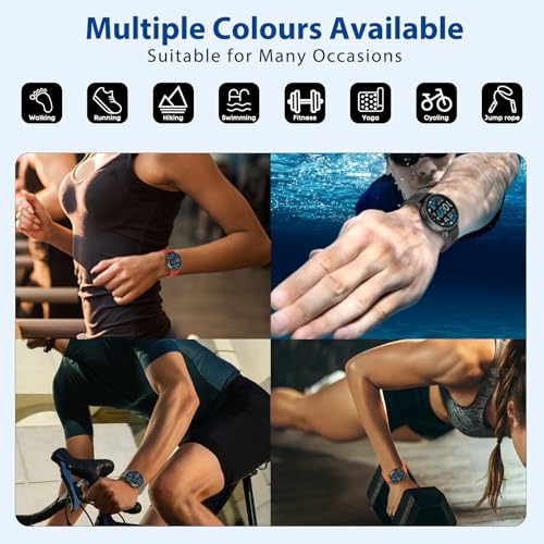GuardLook 5 Bands Compatible with Amazfit Active Max/Balance2/Balance/Cheetah Pro/Bip 5/Bip 6, Replacement Silicone Strap, Breathable Design with Holes, 22mm Wristbands