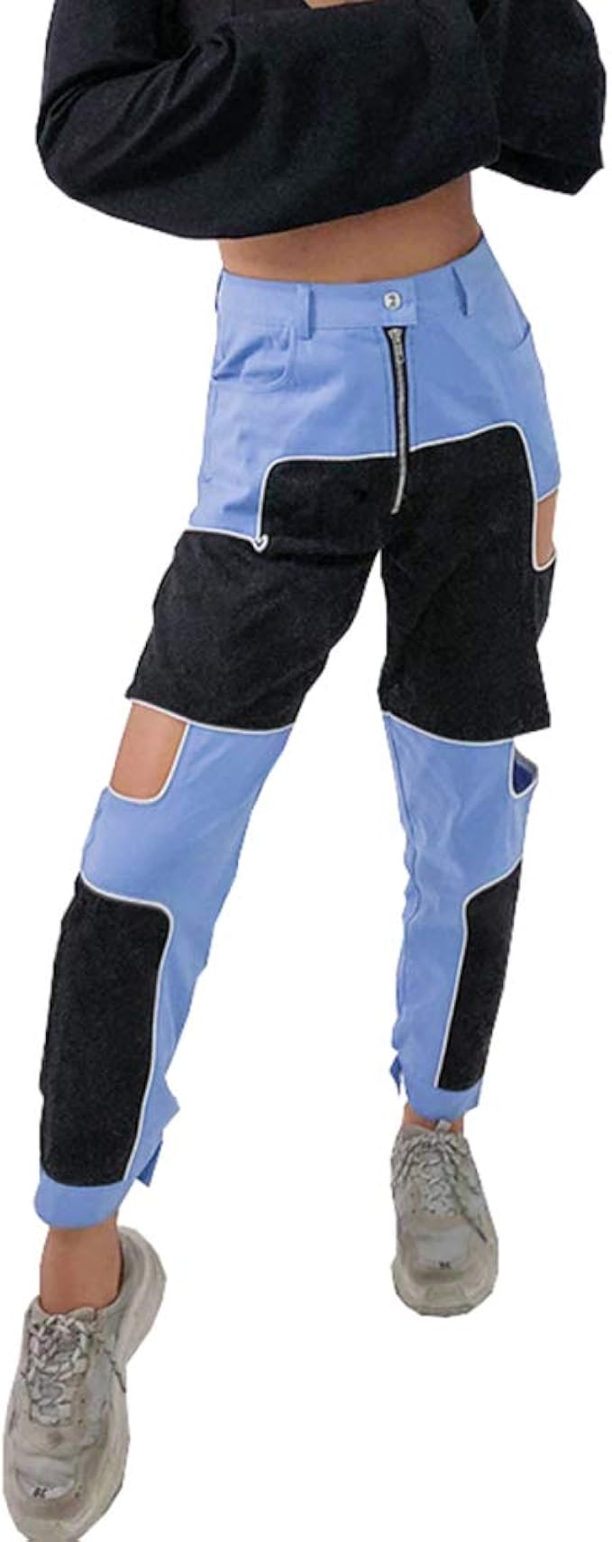 high waisted hip hop pants