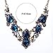 Beautiful Charming Antique Gold Crystal Rhinestone Chunky Women Collar Necklace