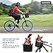 ANZOME Bike Basket, Folding Small Pet Cat Dog Carrier Front Removable Bicycle Handlebar Basket Quick Release Easy Install Detachable Cycling Bag Mountain Picnic Shopping Redthumb 2
