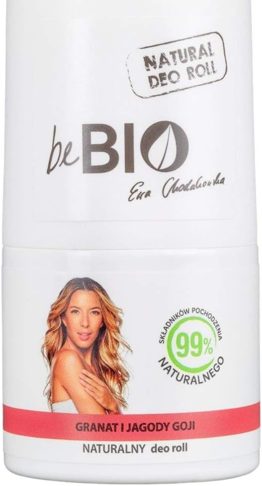 50ml BeBio Natural Deo-roll Pomegranate &Goji berries By Ewa Chodakowska, 50 ml (Pack of 1)