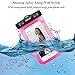 Waterproof iPhone 6s case,Armband,By Ailun,Bag Universal for iPhone 7/6 Plus/6/6s/5s/5c/SE,Samsung Galaxy S6/EDGE/S5/S4/NOTE4/3/2,Nexus 6/5/4,LG G4/3,Xperia Z3/2/1,Boating/Hiking/Swimming/Diving[Rose]
