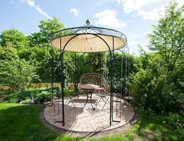 Amazon.de: ELEO Milano wunderschöner Gartenpavillon rund ...