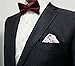 AVANTMEN 10 PCS Men’s Pocket Squares Assorted Woven Handkerchief Hanky with Gift Box (10 x 10, S4)