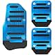 SZSS-CAR 3pcs Nonslip Car Pedal Pads Auto Sports Gas Fuel Petrol Clutch Brake Pad Cover Foot Pedals Rest Plate Kits For Honda,Toyota, VW, Mazada,Porsche, Lexus,Renault.