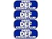 American Vinyl 4 Pack DEF Diesel Exhaust Fluid Stickers (bio Small Truck USA)