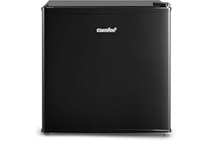 COMFEE' 1.7 Cubic Feet All Refrigerator Flawless Appearance/Energy Saving/Adjustale Legs/Adjustable Thermostats for home/dorm/garage [black]