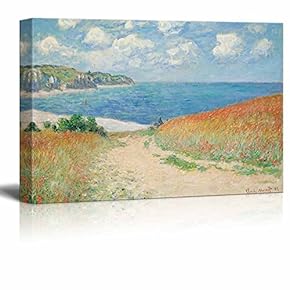 Claude Monet Path Through The Corn at Pourville Impressionist Art