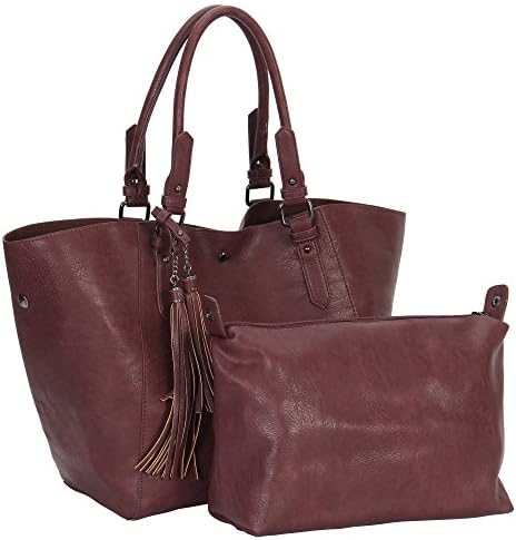 ShowRoom16 Leather Totes Matching Wallet Satchel Shoulder Bag