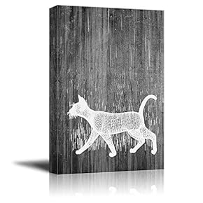 Canvas Wall Art Black and White Abstract Pictures Home Wall Decorations for Bedroom Living Room Paintings Canvas Prints Framed - 12x18 inches
