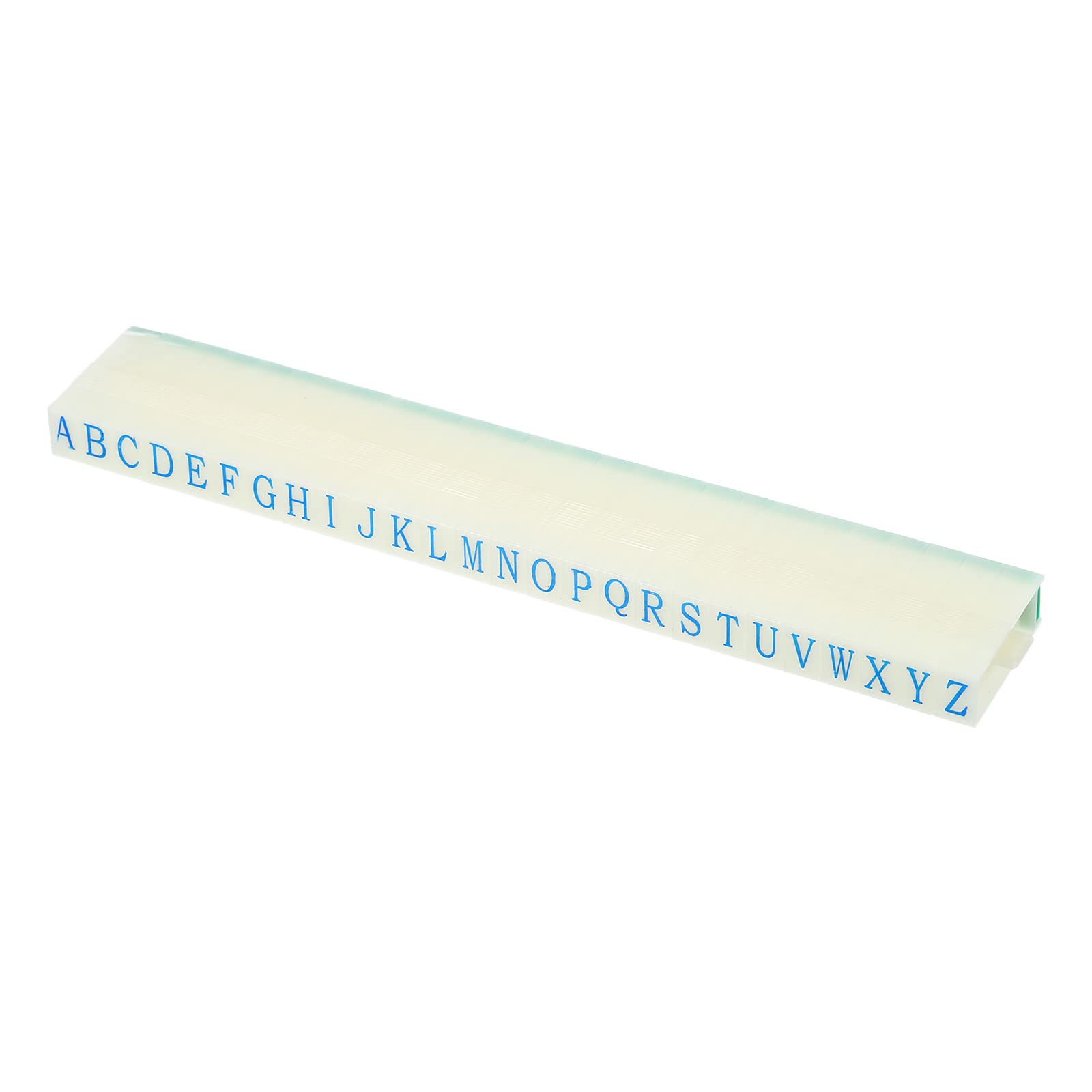 YOKIVE Combination Letter Stamp, Detachable Stamper with 26 Digits Press Number, Great for DIY Crafts (Blue, Green, White, 1.45 x 0.51 x 0.31 Inches)